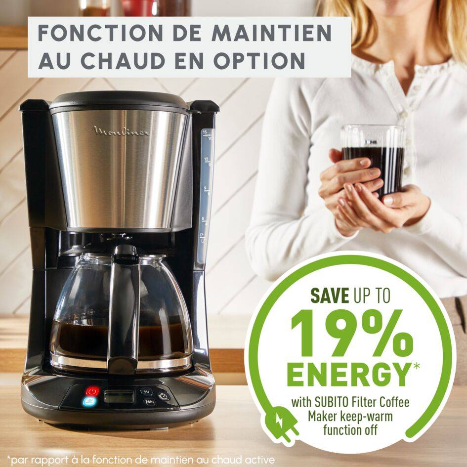 Subito FG5S2DE0 Cafetière à filtre - 15 tasses