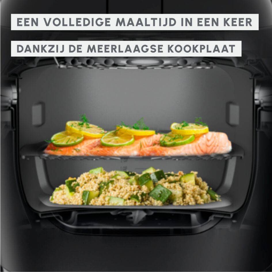 Multicook & Fry MZ730BF0 Air Fryer en multicooker - 12 automatische programma's - 4 accessoires