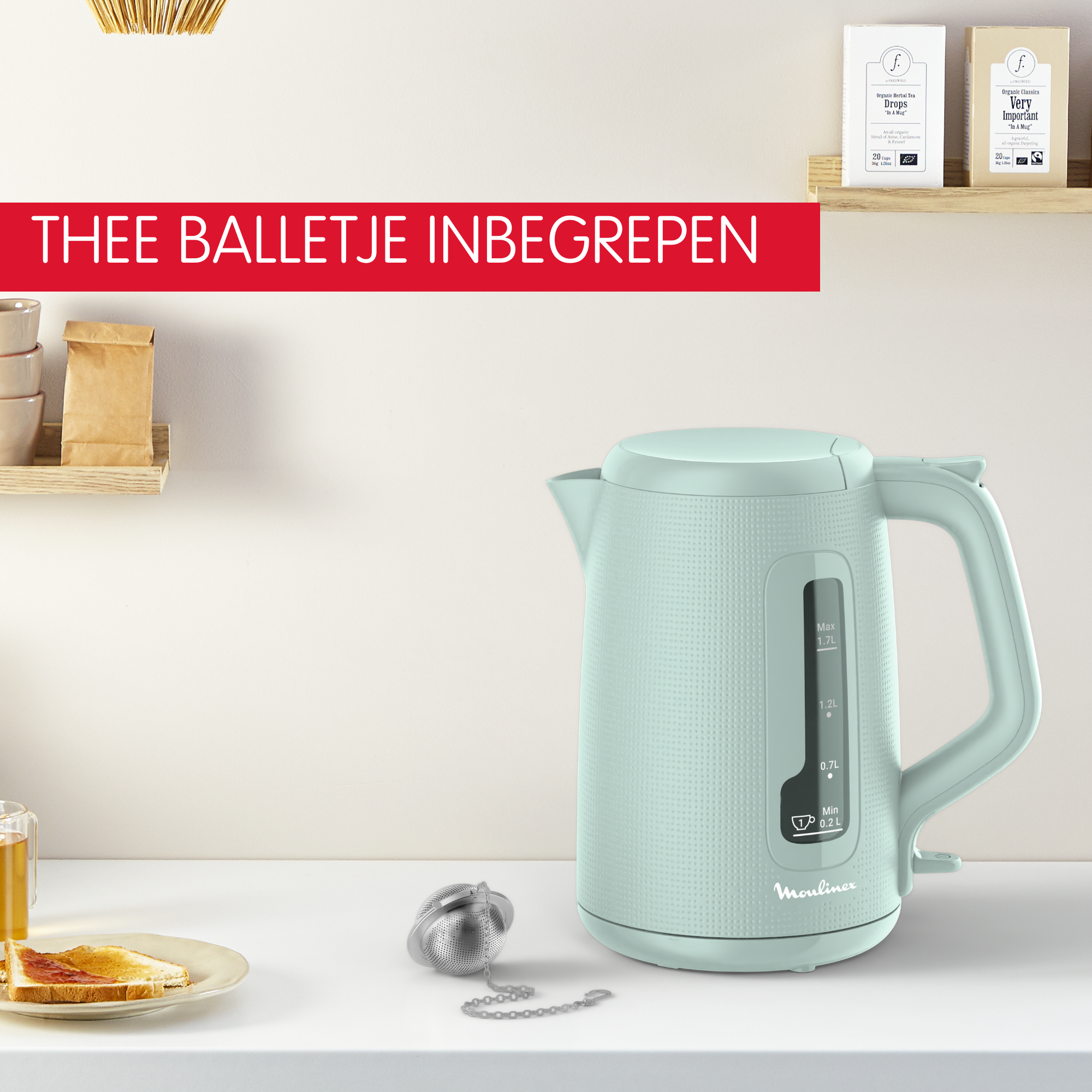 Morning BY2M1310 Waterkoker - 1,7L