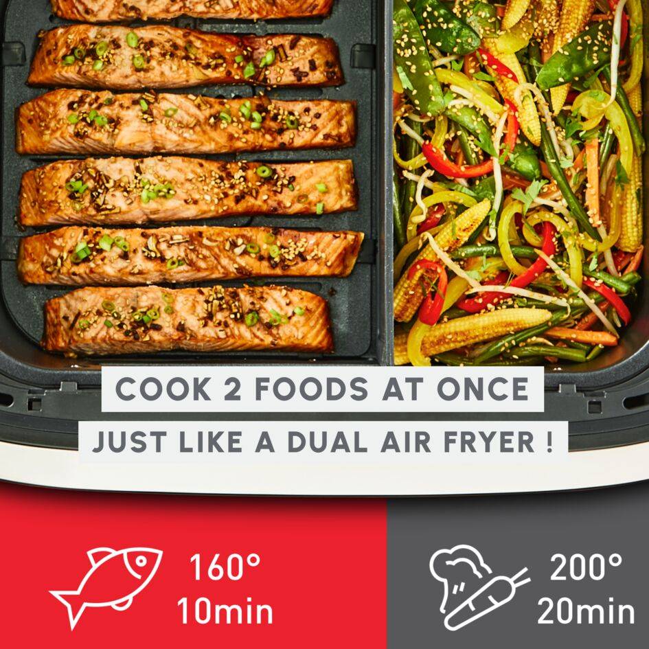 Dual Easy Fry Flex EZ9228F0 Air fryer - 7 programma's - 9L