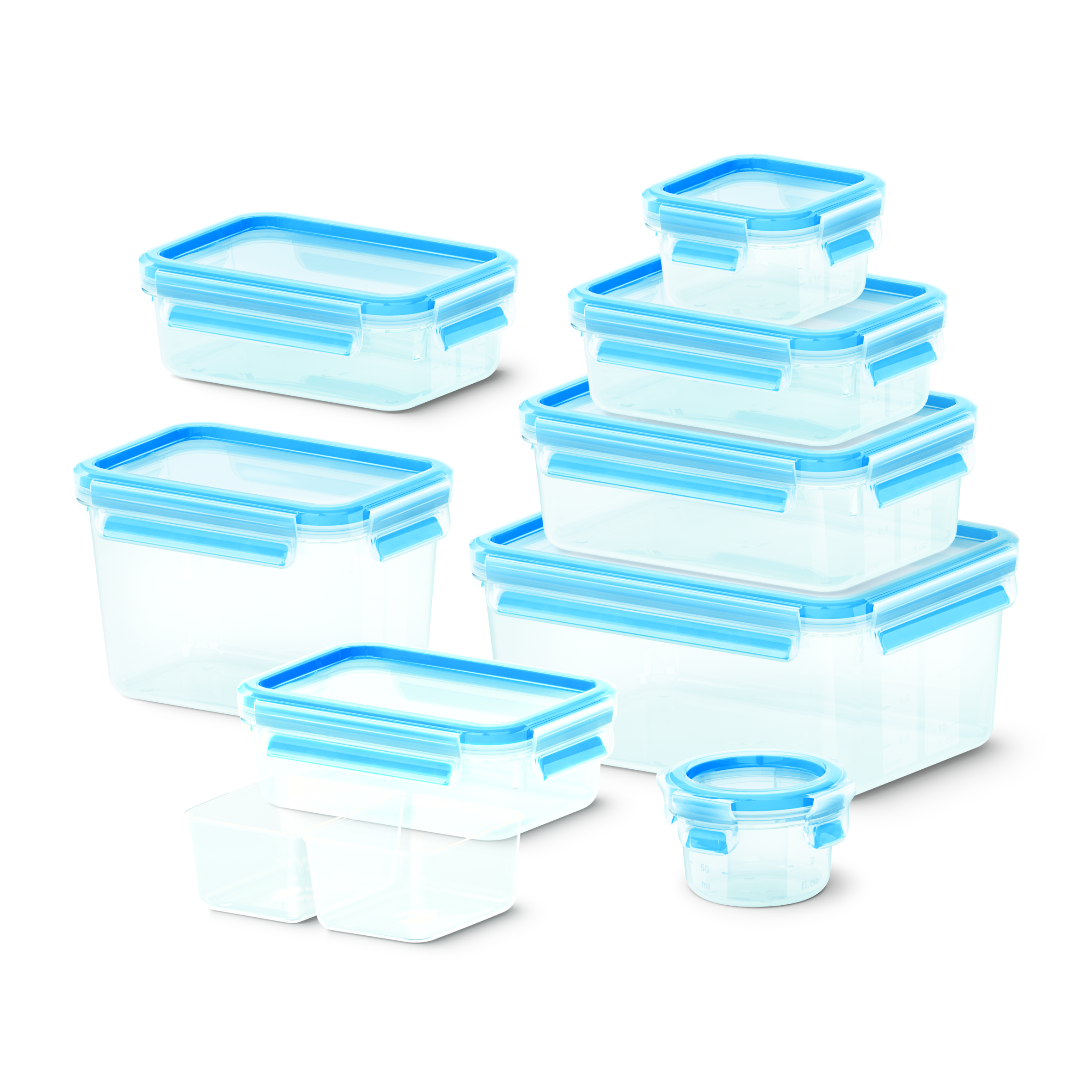 MasterSeal Fresh N1031451 Set de 9 boîtes de conservation de 0,15L à 2,2L