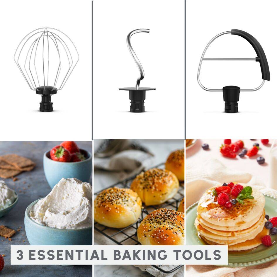 Bake Easy QA1403F0 Keukenrobot - 500W - bakkersset - 3,5L - 12 snelheden