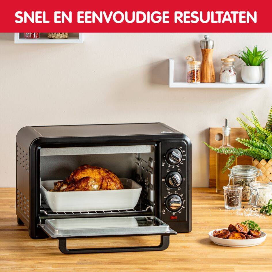 Optimo 19L OX444810 Oven - 19L - 6 programma's - 1.380W