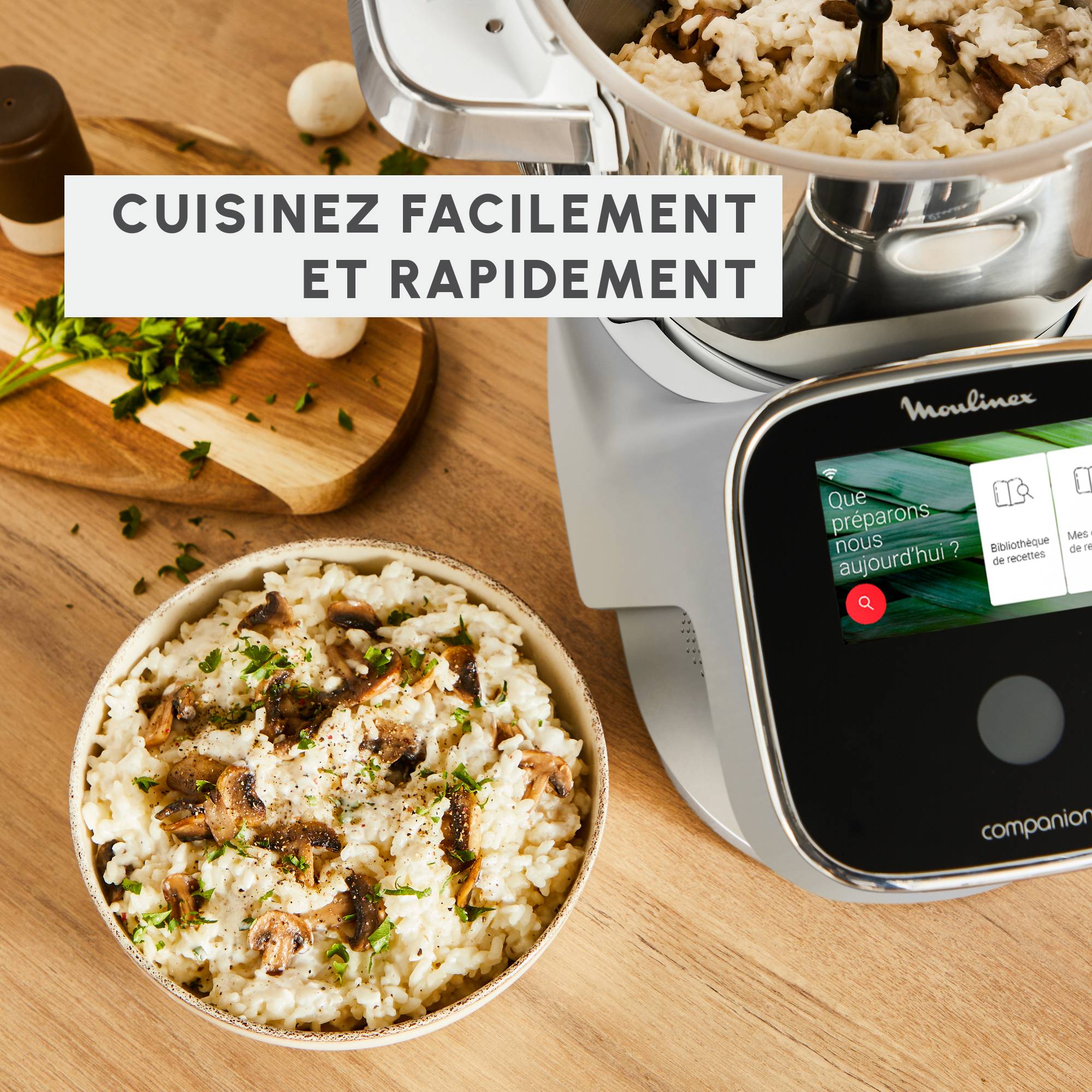 i-Companion Touch Pro HF93ECF0 Robot cuiseur - 18 programmes - 7 accessoires - Balance intégrée