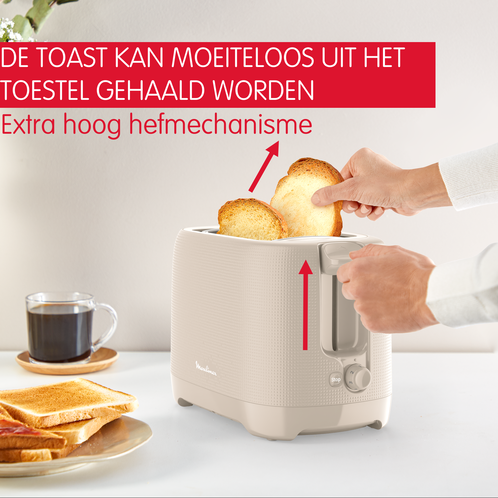 Morning LT2M0B10 Broodrooster - 2 korte sleuven