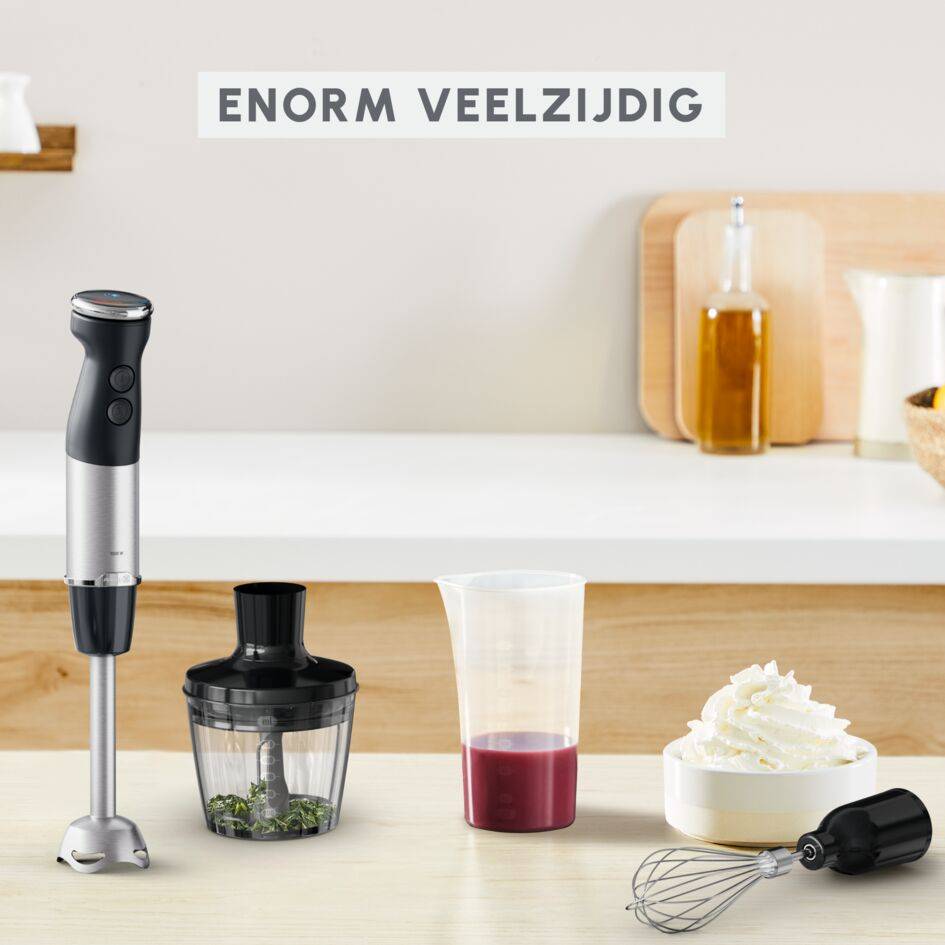 Moulinex Quickchef+ staafmixer, Powelix Blades-technologie voor snel mixen