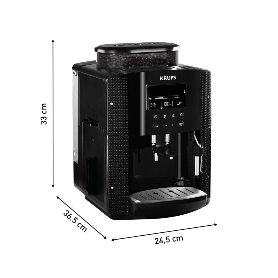 Essential EA815070 Machine à Espresso automatique à grains - 3 recettes de café - 1,7L