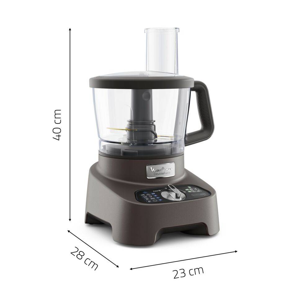 DoubleForce FP827E10 Robot multifonction - 1.000W - 10 accessoires - 6 vitesses