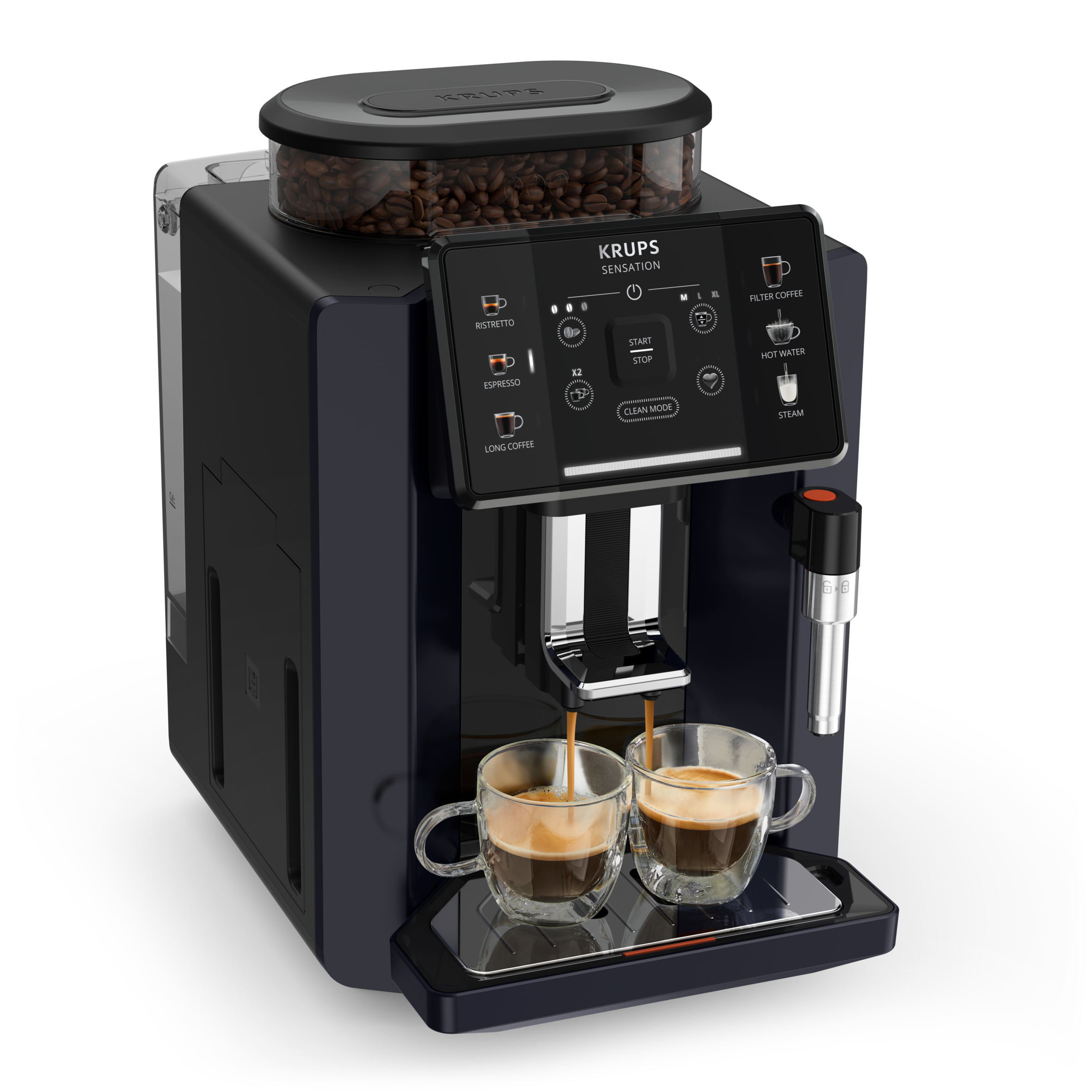 Sensation EA910B10 Machine à Espresso automatique à grains - 4 recettes de café - 1,7L