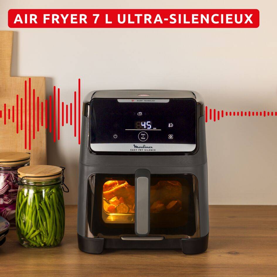 Easy Fry Silence XXL EZ846HF0 Air fryer - 10 programmes - 7L - Technologie Silencieuse