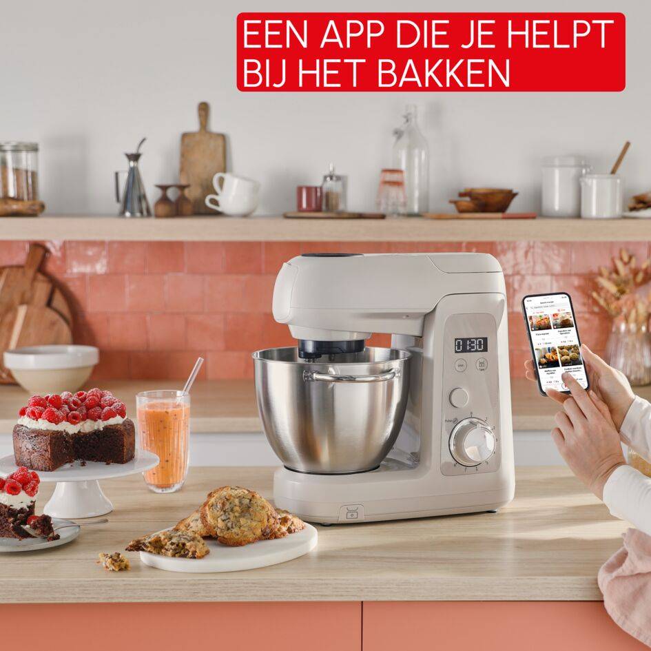 Bake Partner+ QA540BF1 Keukenrobot - Geïntegreerde weegschaal - BAKEGOOD accessoireset - 1100 W - 4,6L