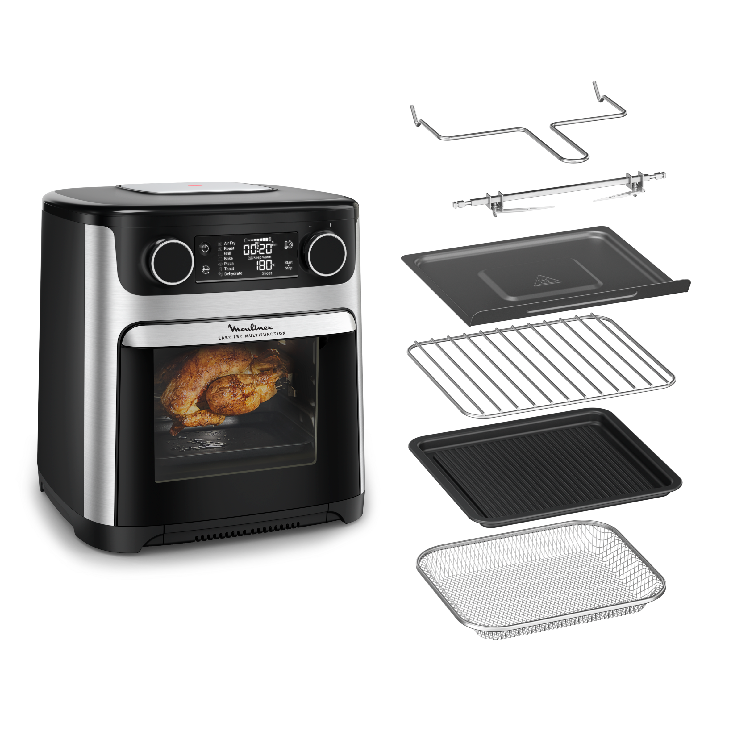 Easy Fry Multifunction AL556DF0 Air fryer 9-in-1 - 9 programmes - 15 L