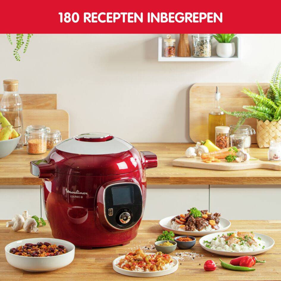 Cookeo+ CE85B510 Intelligente hogedruk multicooker - 6 programma's - 180 recepten