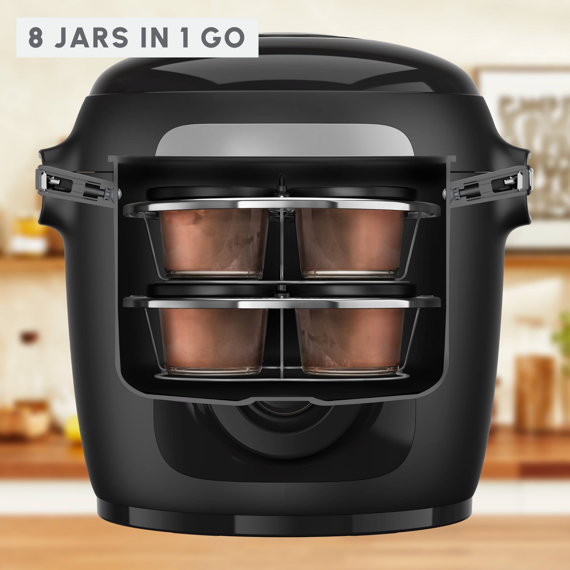 Cookeo XA6140E0 Set van 8 stapelbare Cookeo-glaasjes