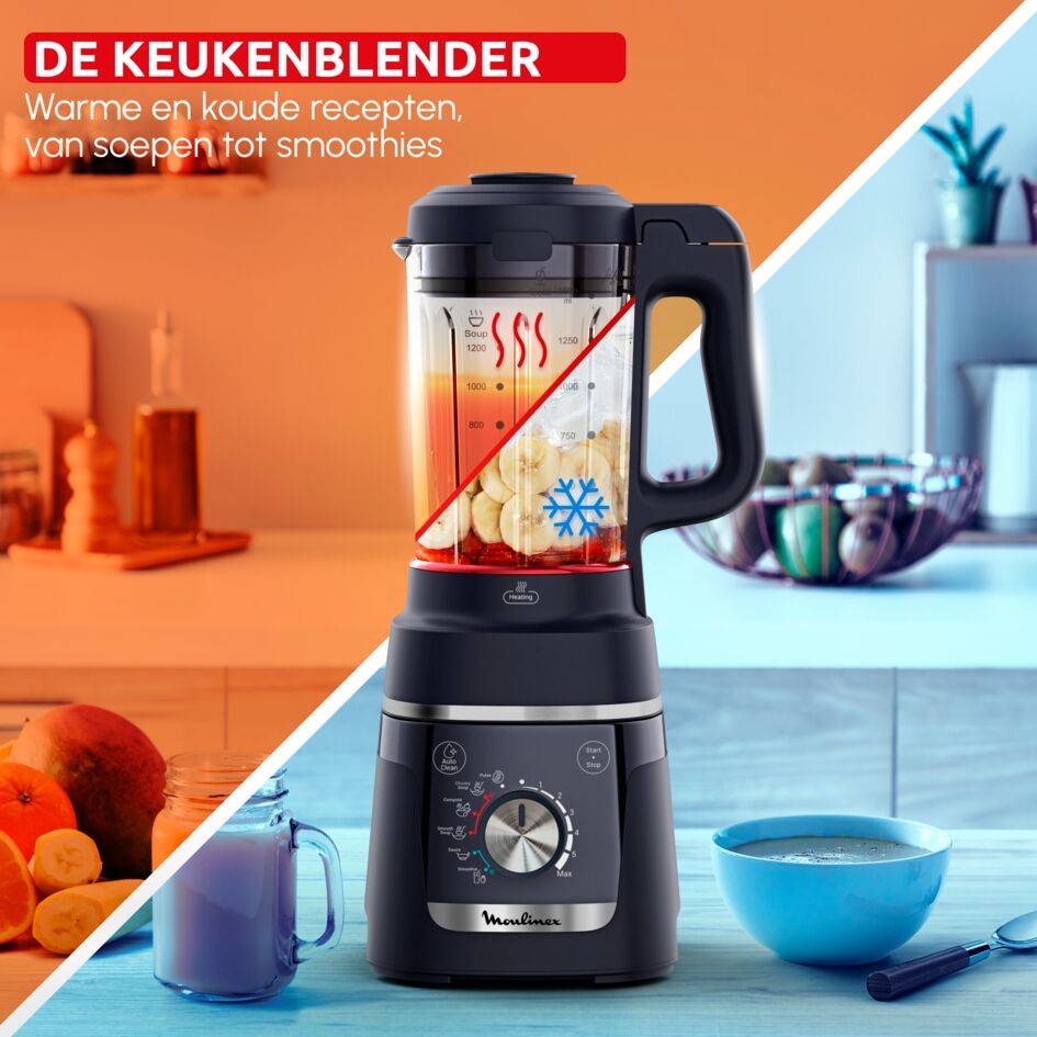 Blend Force Cook LM5768F0 - Kookblender - 1000 W - 6 snelheden - 5 automatische programma’s