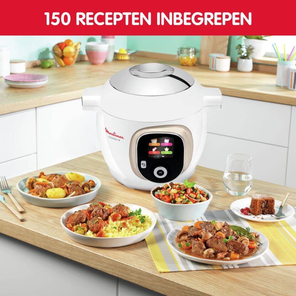 Cookeo+ CE851A10 Intelligente hogedruk multicooker - 6 programma's - 150 recepten