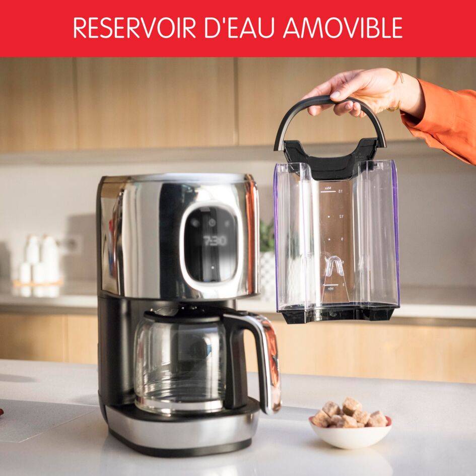 Majestuo FG883D10 Cafetière à filtre - 15 tasses - Programmable