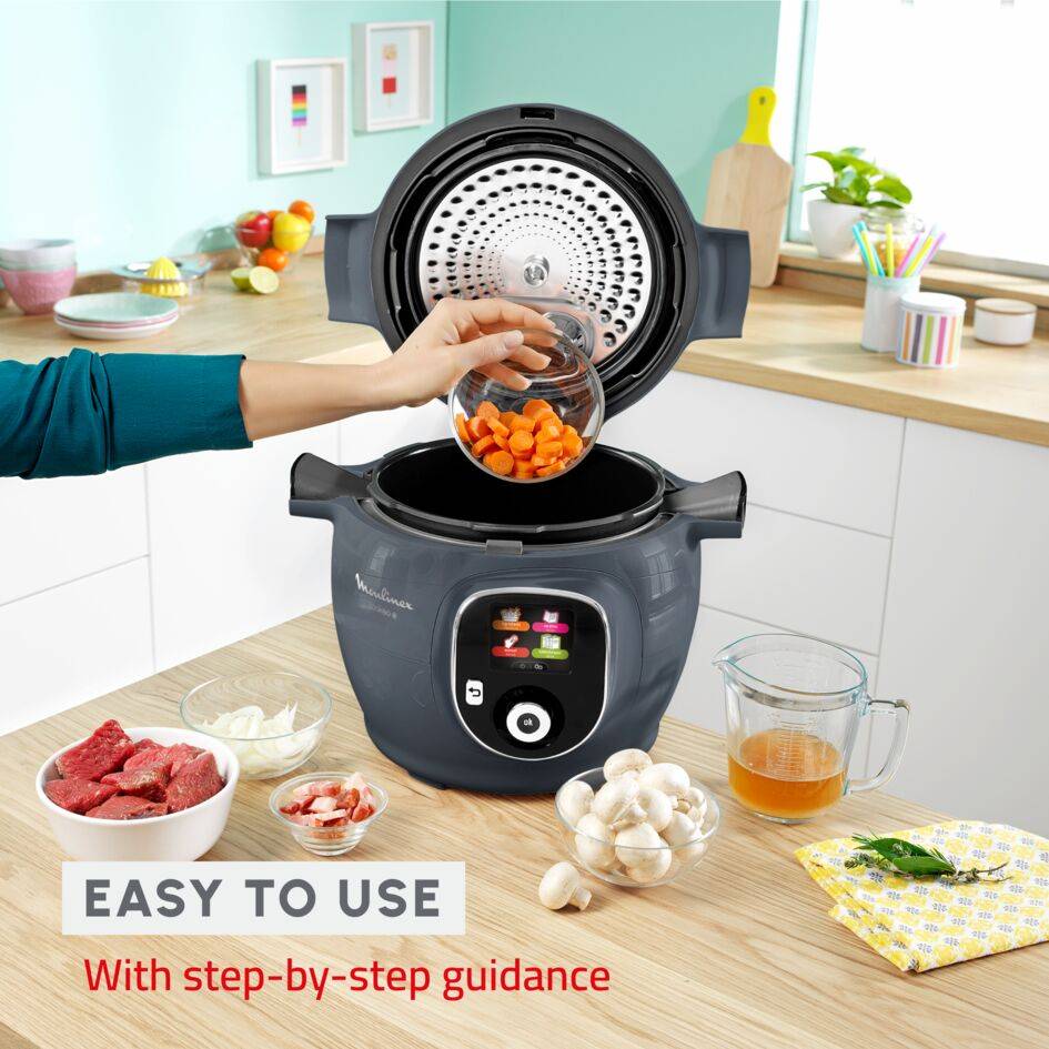Cookeo+ CE851HF0 Intelligente hogedruk multicooker - 6 programma's - 150 recepten
