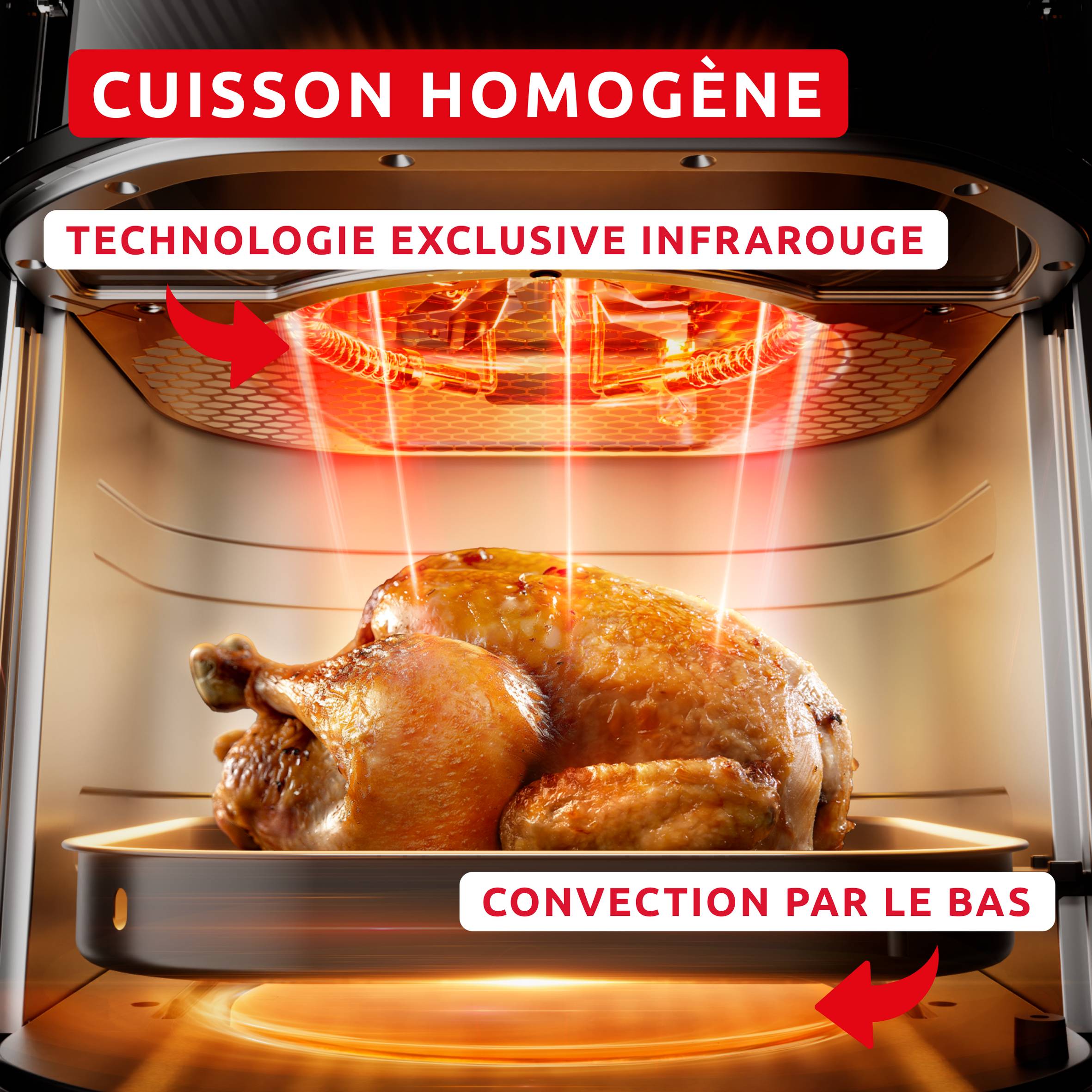 Easy Fry Infrared EZ832HF0 Air fryer - 8 programmes - 7L - Technologie infrarouge