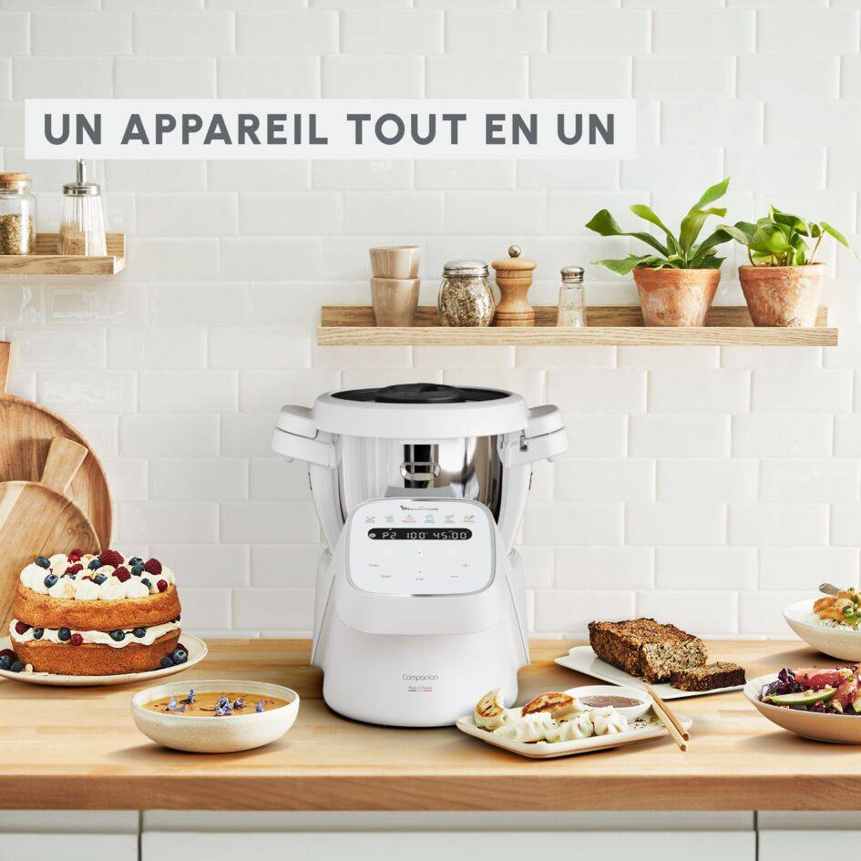 Companion XL HF840110 Robot cuiseur - 12 programmes - 7 accessoires
