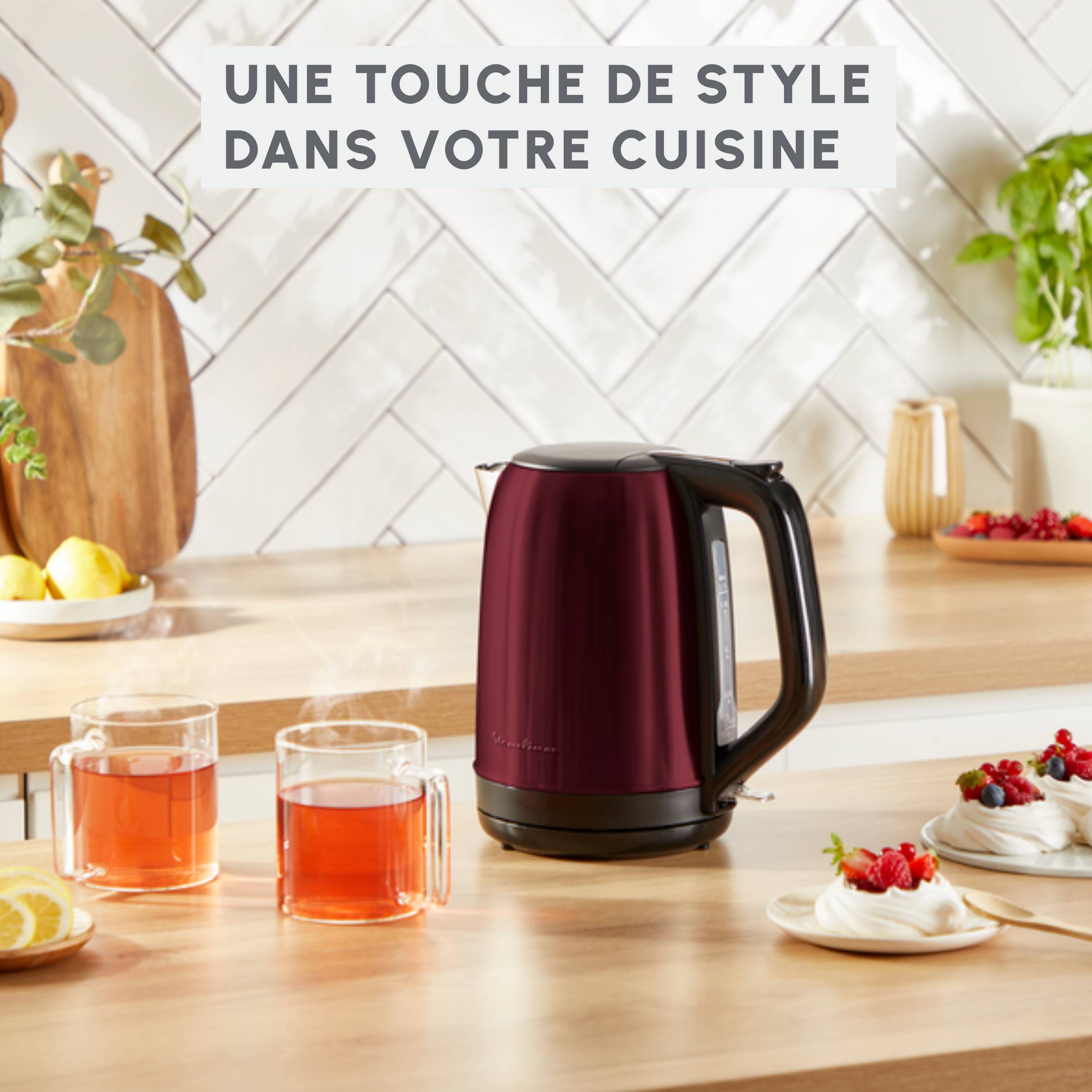 Subito, Bouilloire électrique, Indicateur 1 tasse, Ouverture à une main