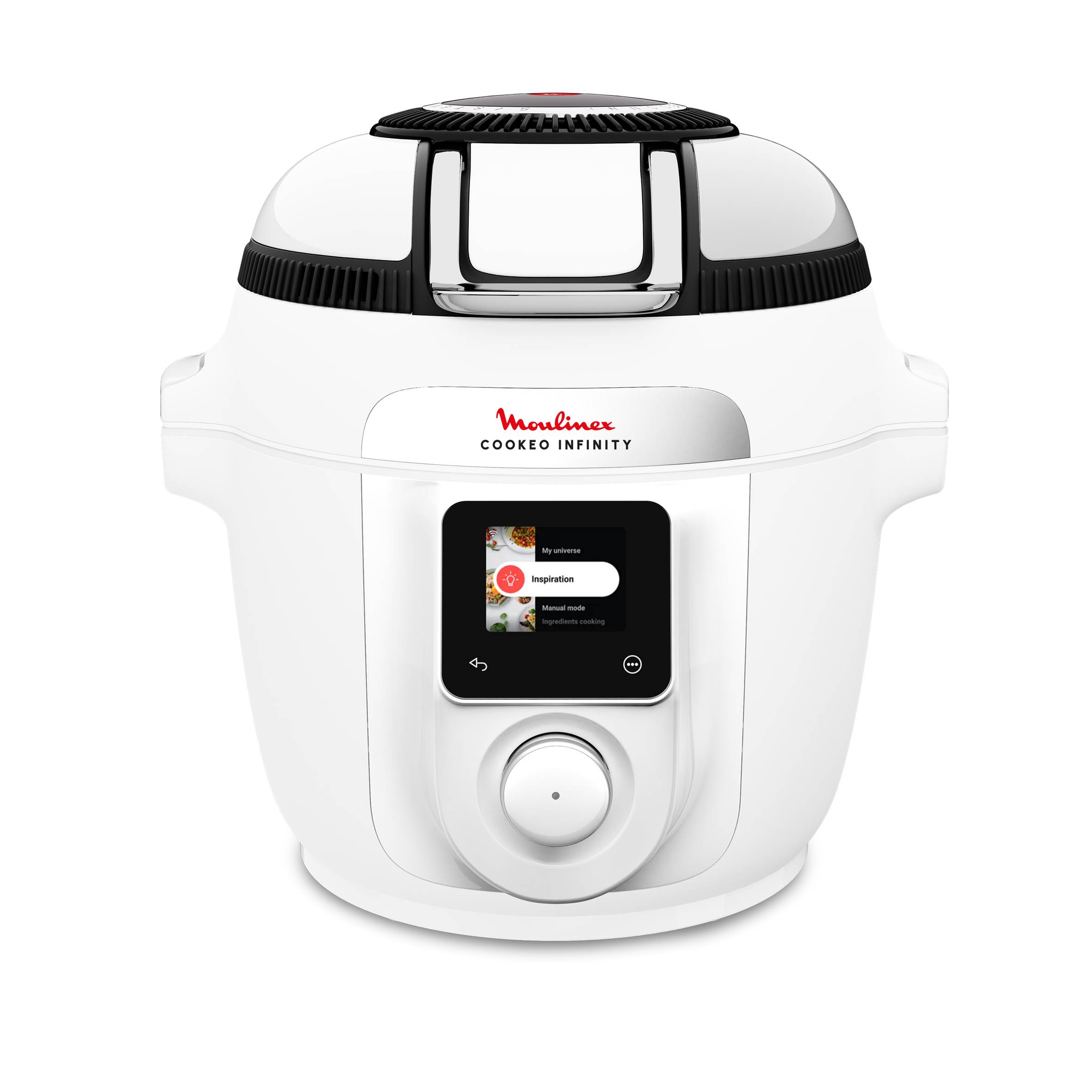 Cookeo Infinity CE9721F0 Multicuiseur intelligent haute pression + air fryer - 16 programmes - Recettes illimitées - Connecté