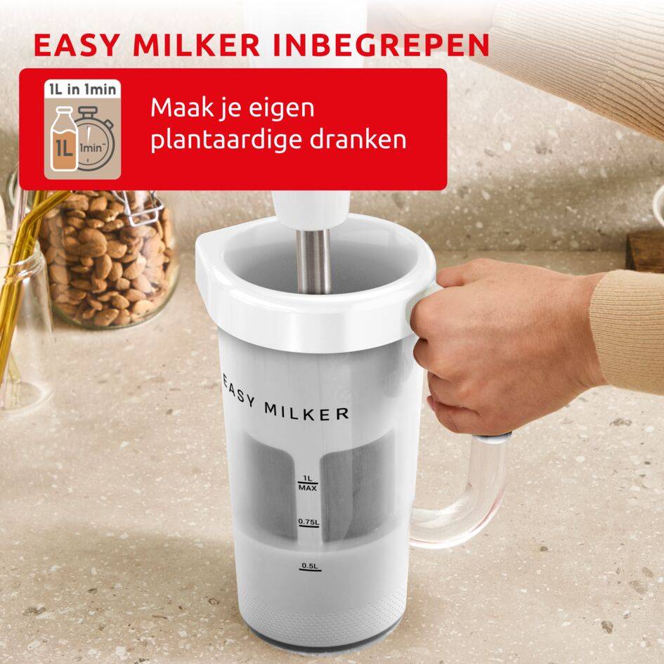 Easy Milker Dailychef VD70G1E0 – Plantaardige melkbereider – Staafmixer
