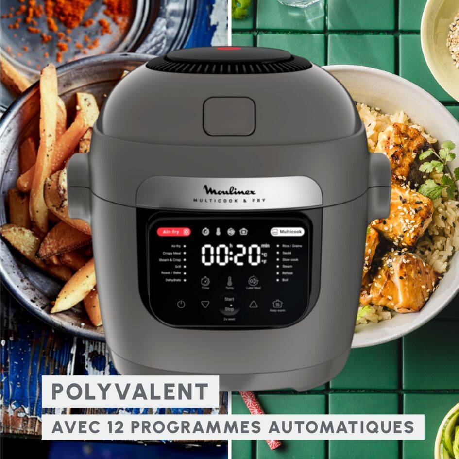 Multicook & Fry MZ730BF0 Multicuiseur et air fryer - 12 programmes - 4 accessoires