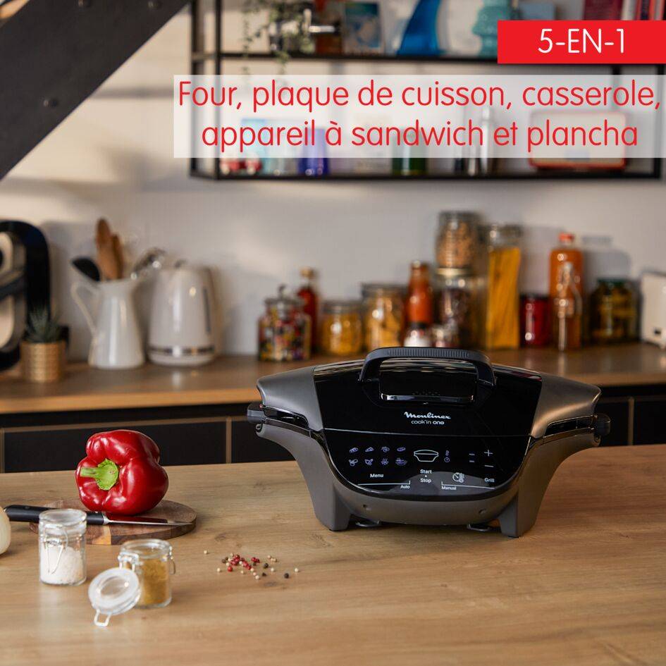 Cook'in One MG501N10 Cuiseur multifonctions 5-en-1 - 8 programmes automatiques