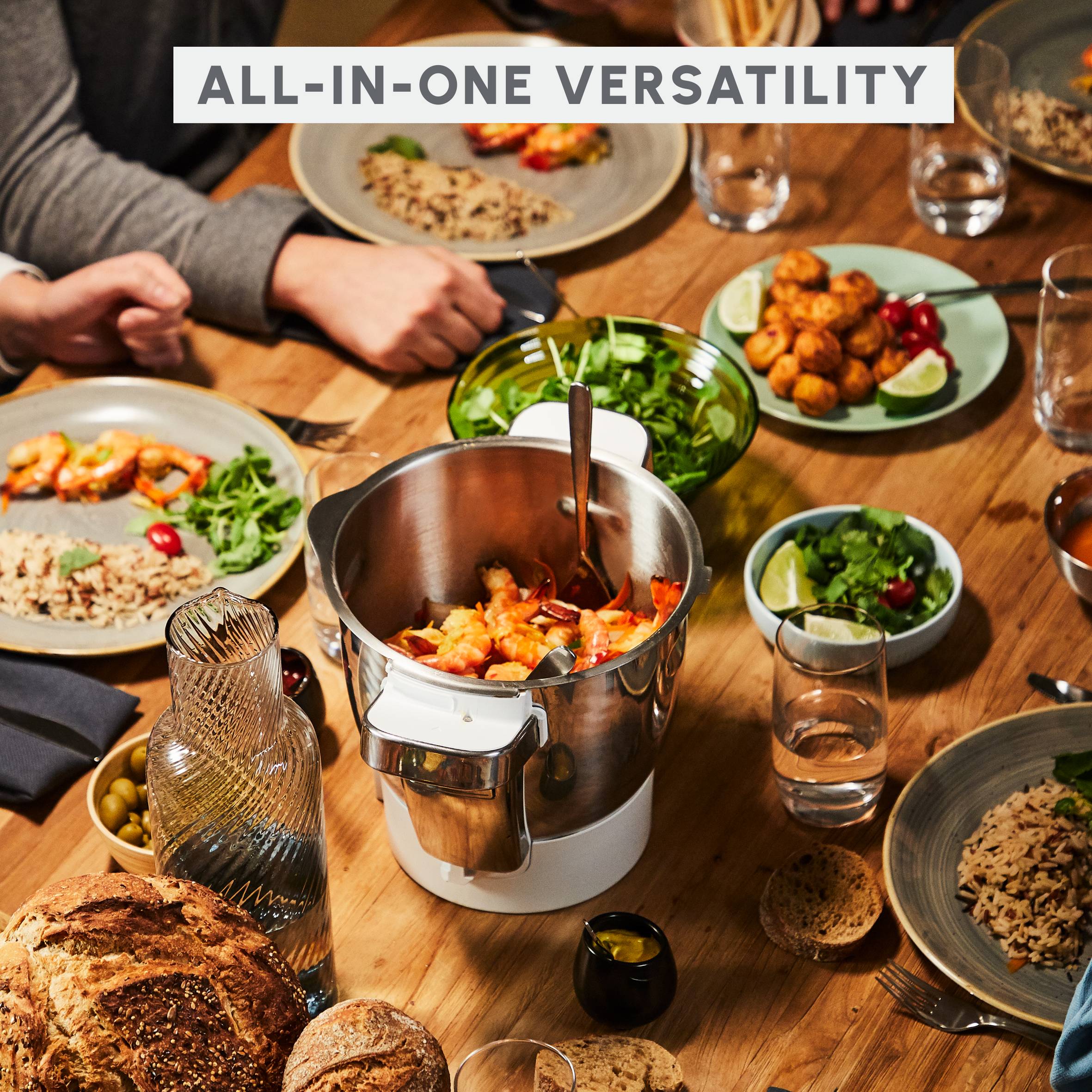 i-Companion Touch Pro HF93D810 Kookrobot - 17 programma's - 8 accessoires - Ingebouwde weegschaal