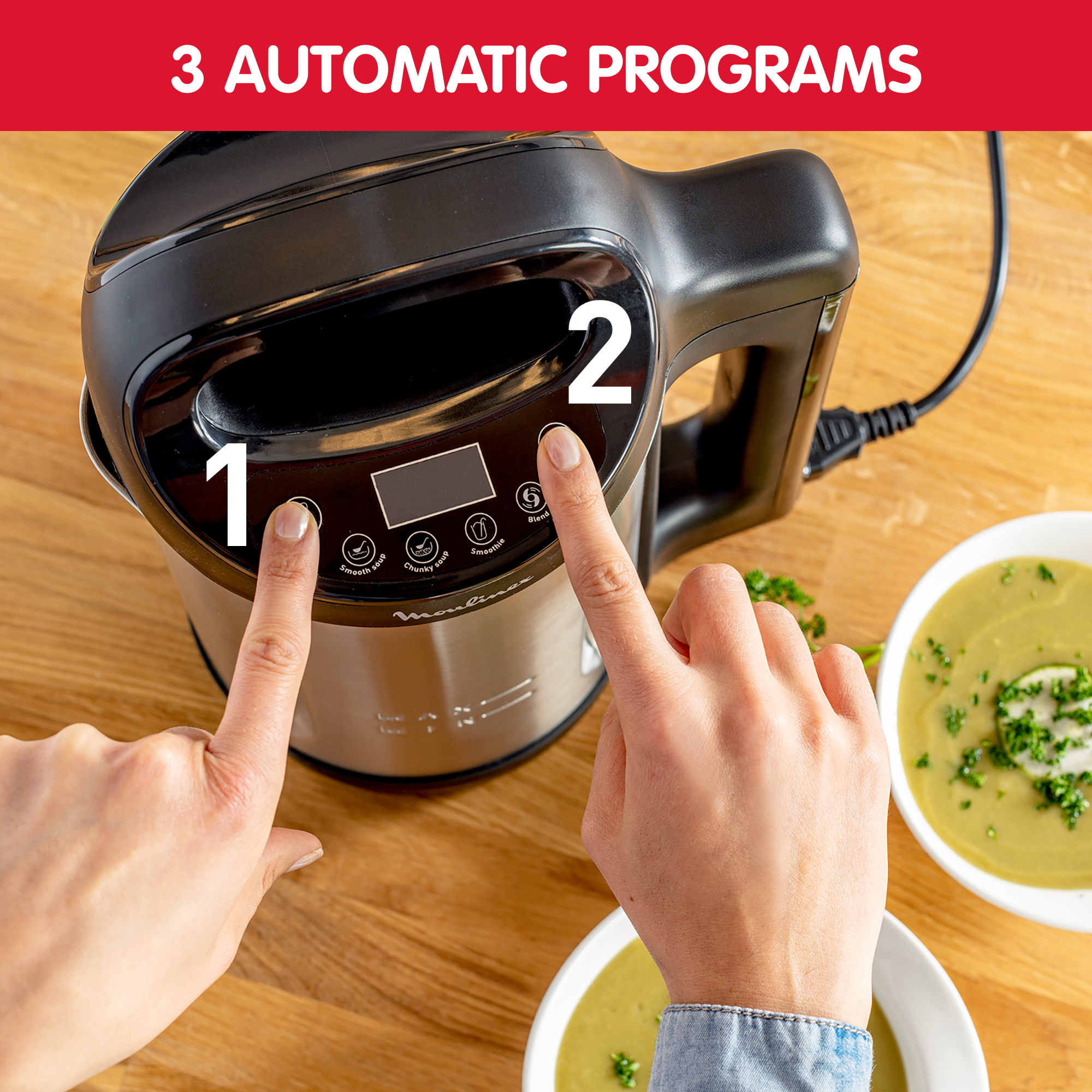 My Daily Soup LM542810 Soepmaker - 1.000W - 4 programma's - 1,2L