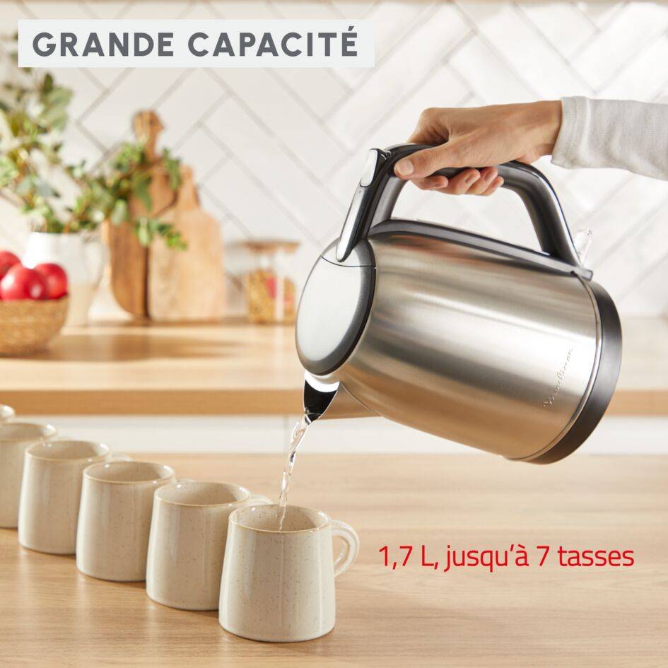 Subito, Bouilloire électrique, Indicateur 1&nbsp;tasse, Ouverture à une main