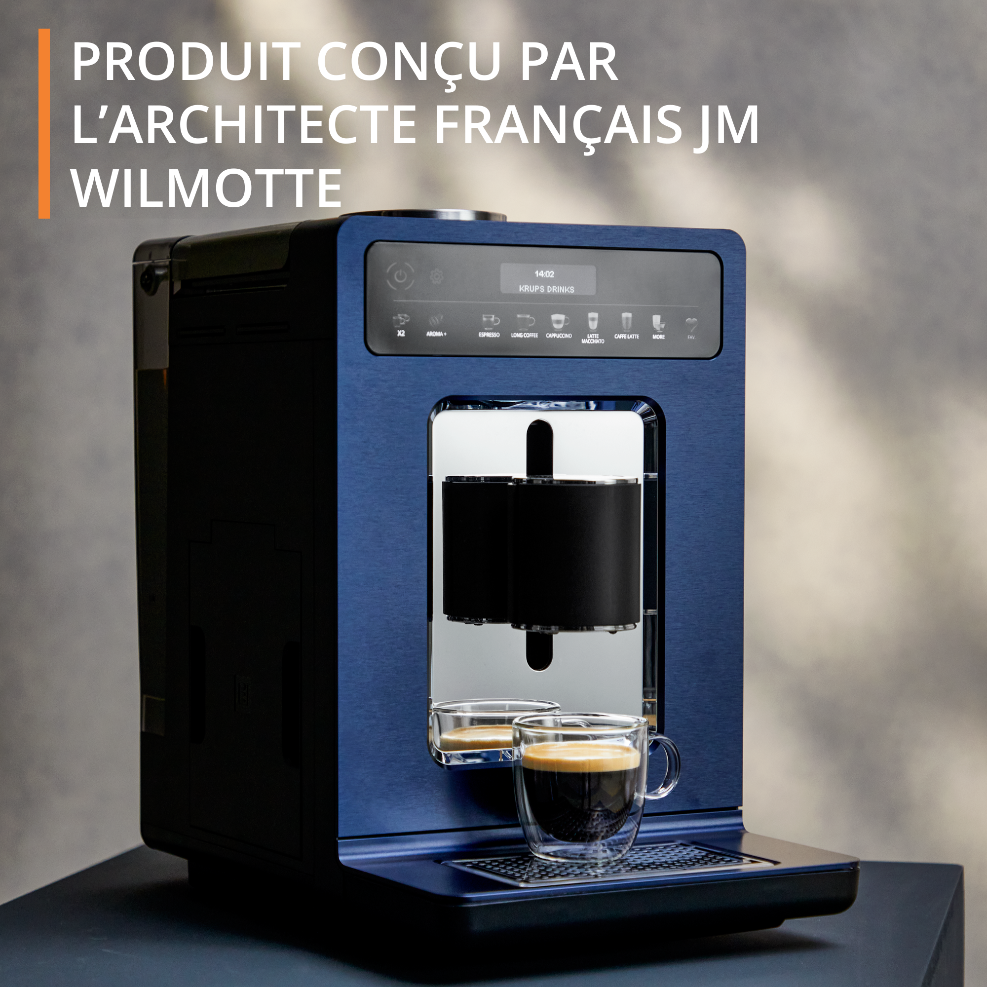 Evidence Wilmotte EA89W410 Machine à Espresso automatique à grains - 19 recettes de café - 2,3L