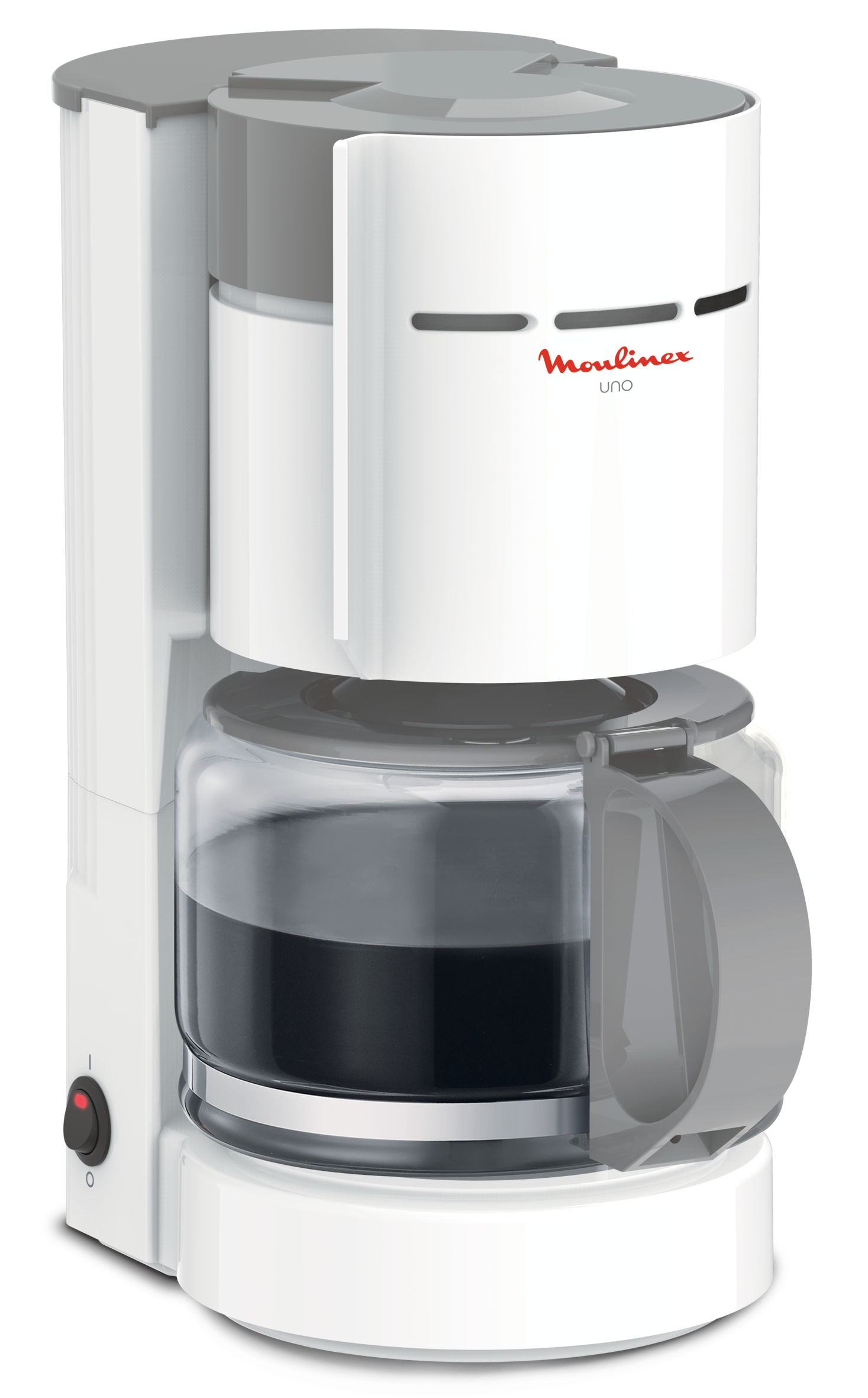 CAFETIÈRE À FILTRE UNO MOULINEX POIVRE ET SEL FG121110