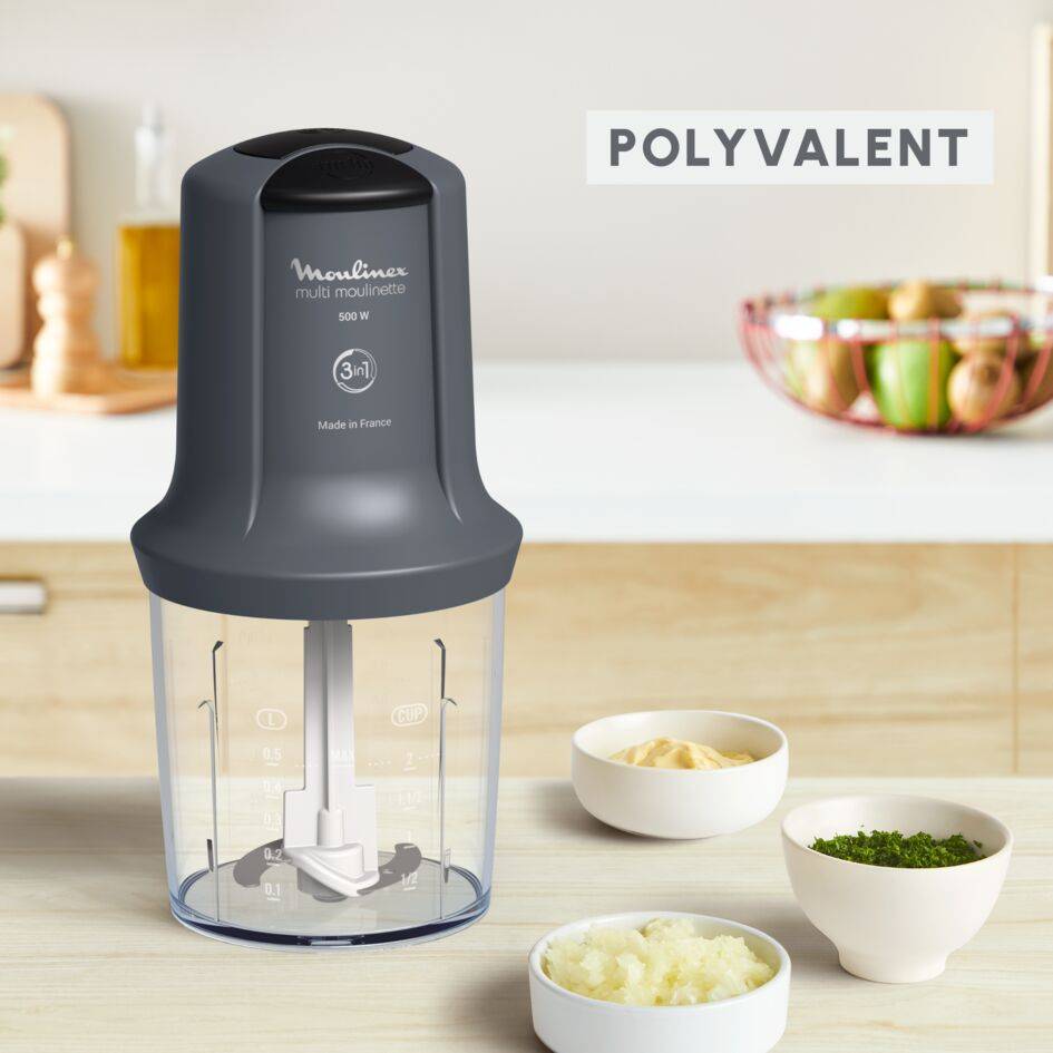 Hachoir électrique 3-en-1 Multi Moulinette de Moulinex