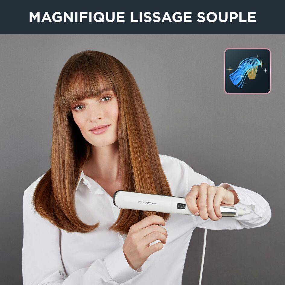 Volumizer SF4650 Lisseur - 8 températures (170°C-210°C) - Écran LCD