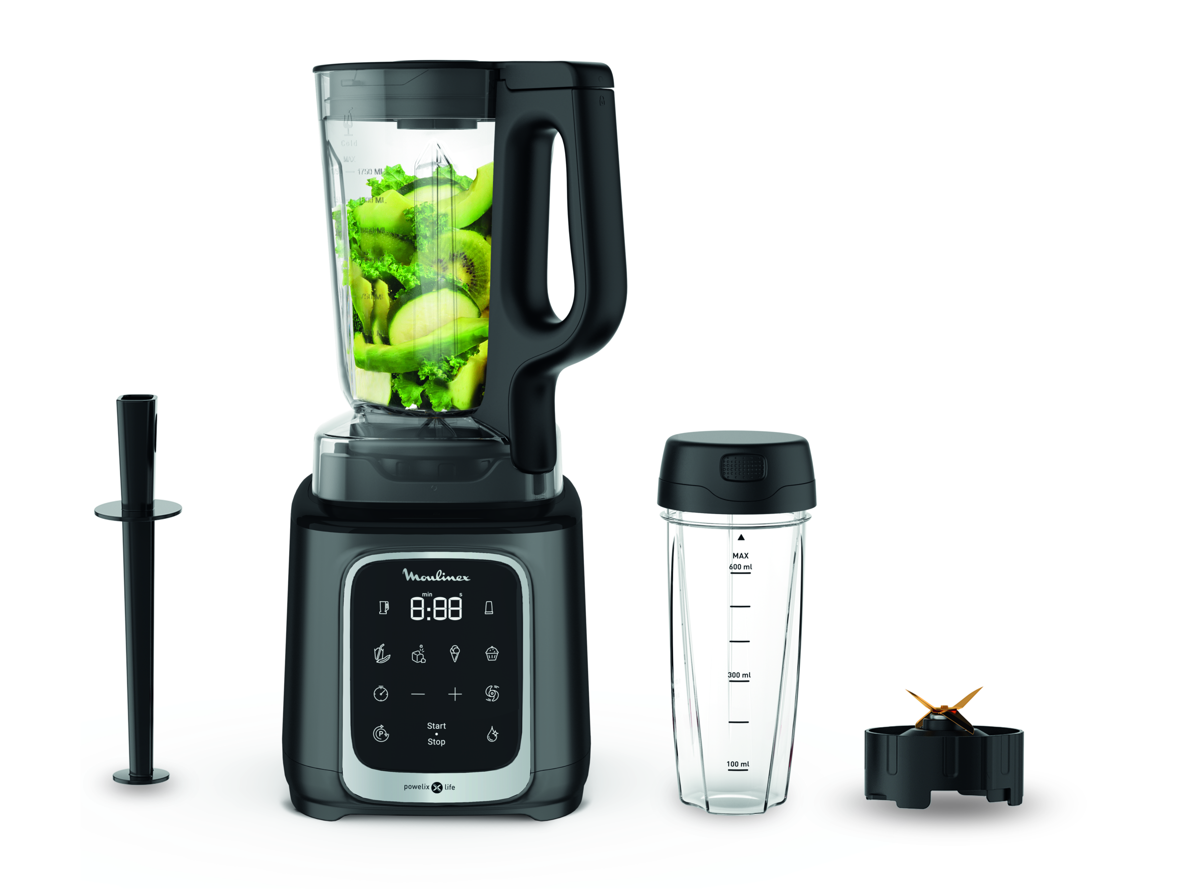 InfinyMix+ LM91HD10 Blender haute vitesse - 1.600W - 6 programmes - 2,6L