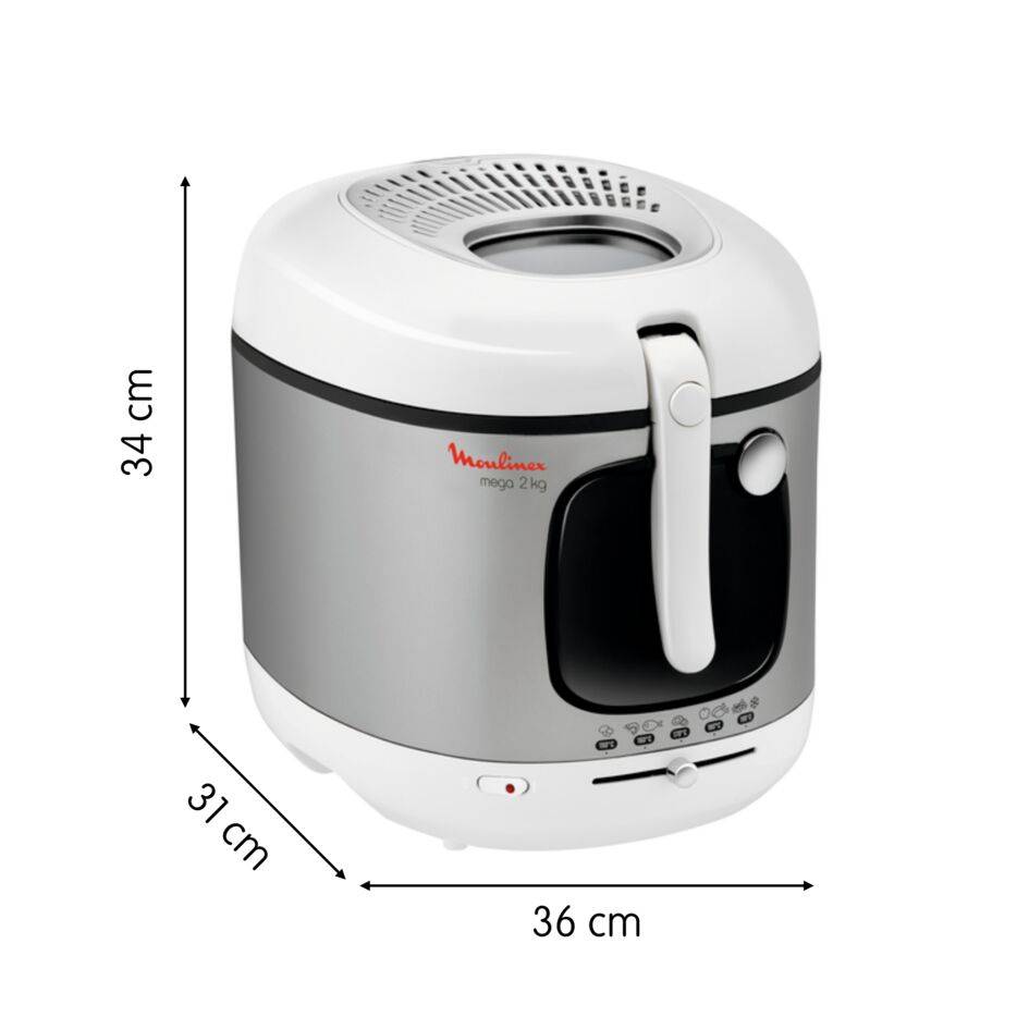 Mega AM480070 Friteuse - 2100W - 2 kg