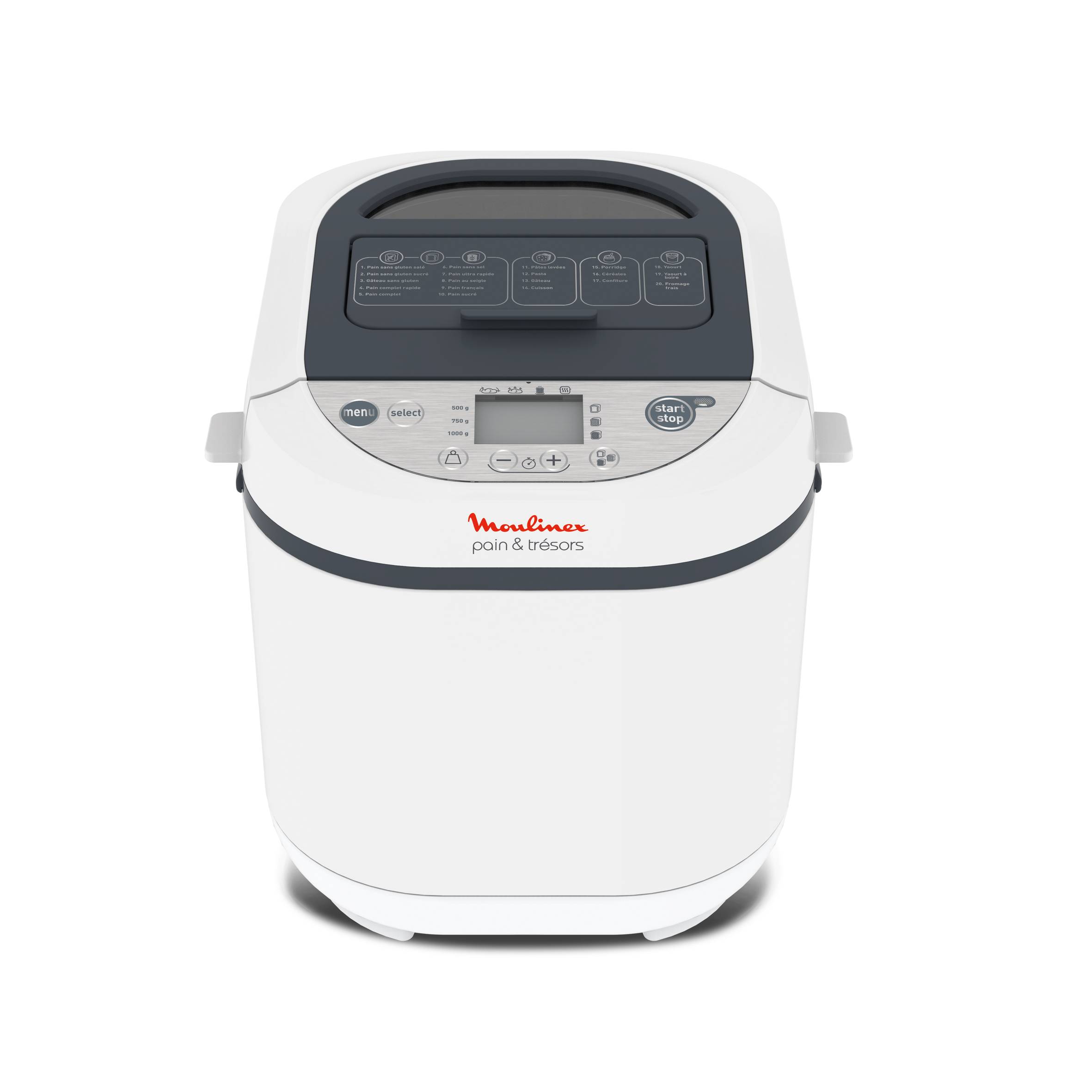 Pain & Trésors OW250110 Broodbakmachine - 20 automatische programma's - Dispenser voor noten & rozijnen
