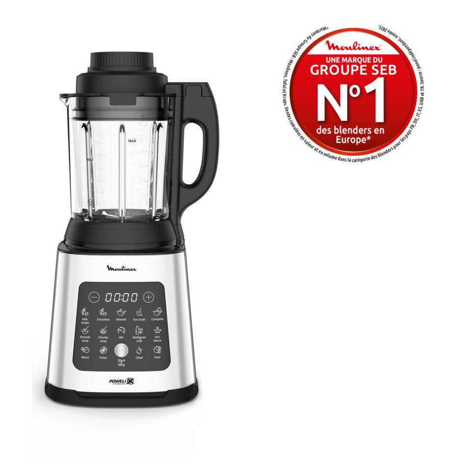 RECONDITIONNE -PerfectMix Cook LM835D10 Blender chauffant haute vitesse - 1.400W - 10 programmes - 2,0L