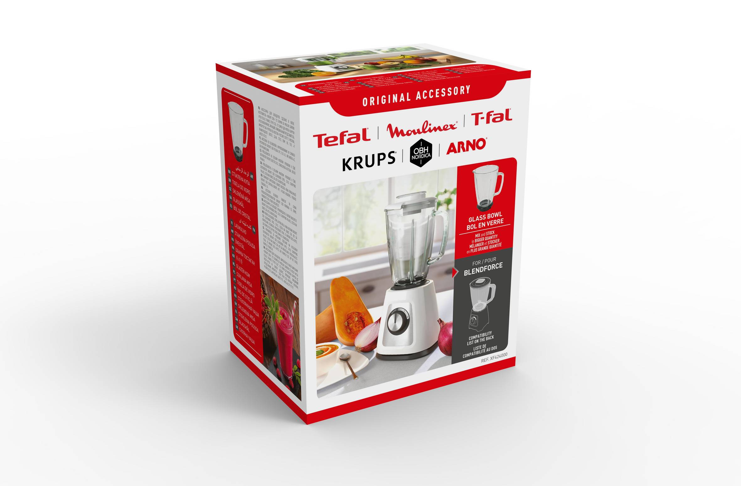 Complete glazen blenderkan XF424000