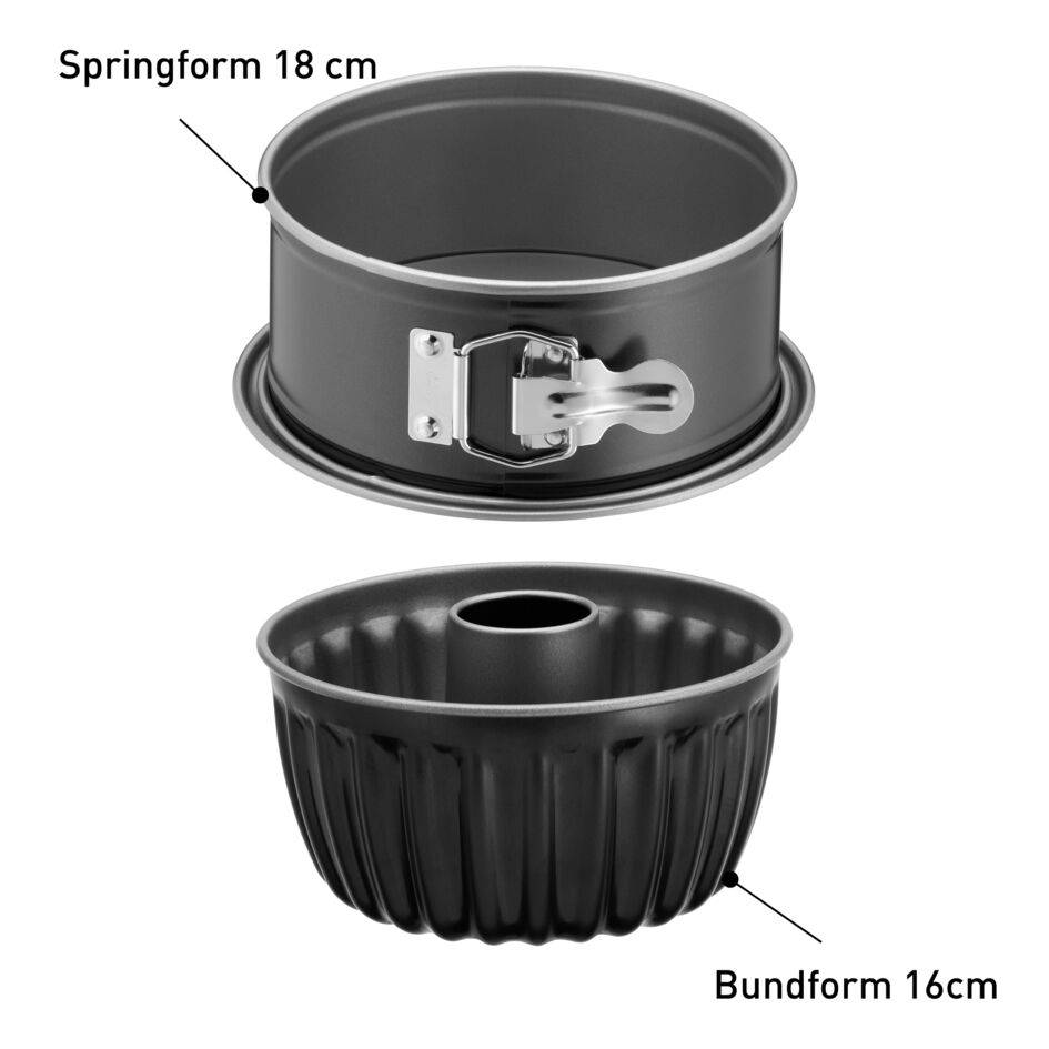 Easy Release J176S204 Set de 2 moules à gâteaux pour air fryer