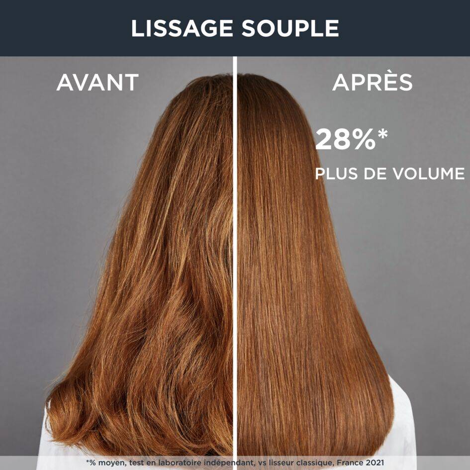 Volumizer SF4650 Lisseur - 8 températures (170°C-210°C) - Écran LCD