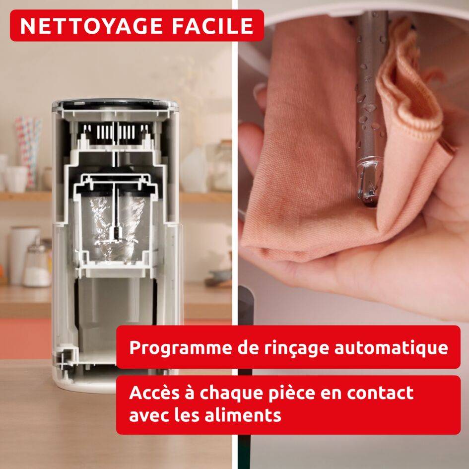 Dolci MJ602AF0 Machine à glaces - 10&nbsp;programmes - Nettoyage automatique