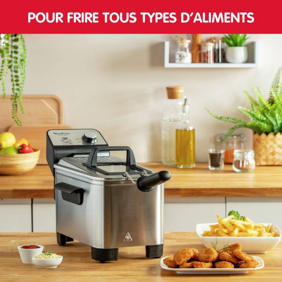 Easy Pro AM338070 Friteuse - 2.200W - 1,2 kg de frites