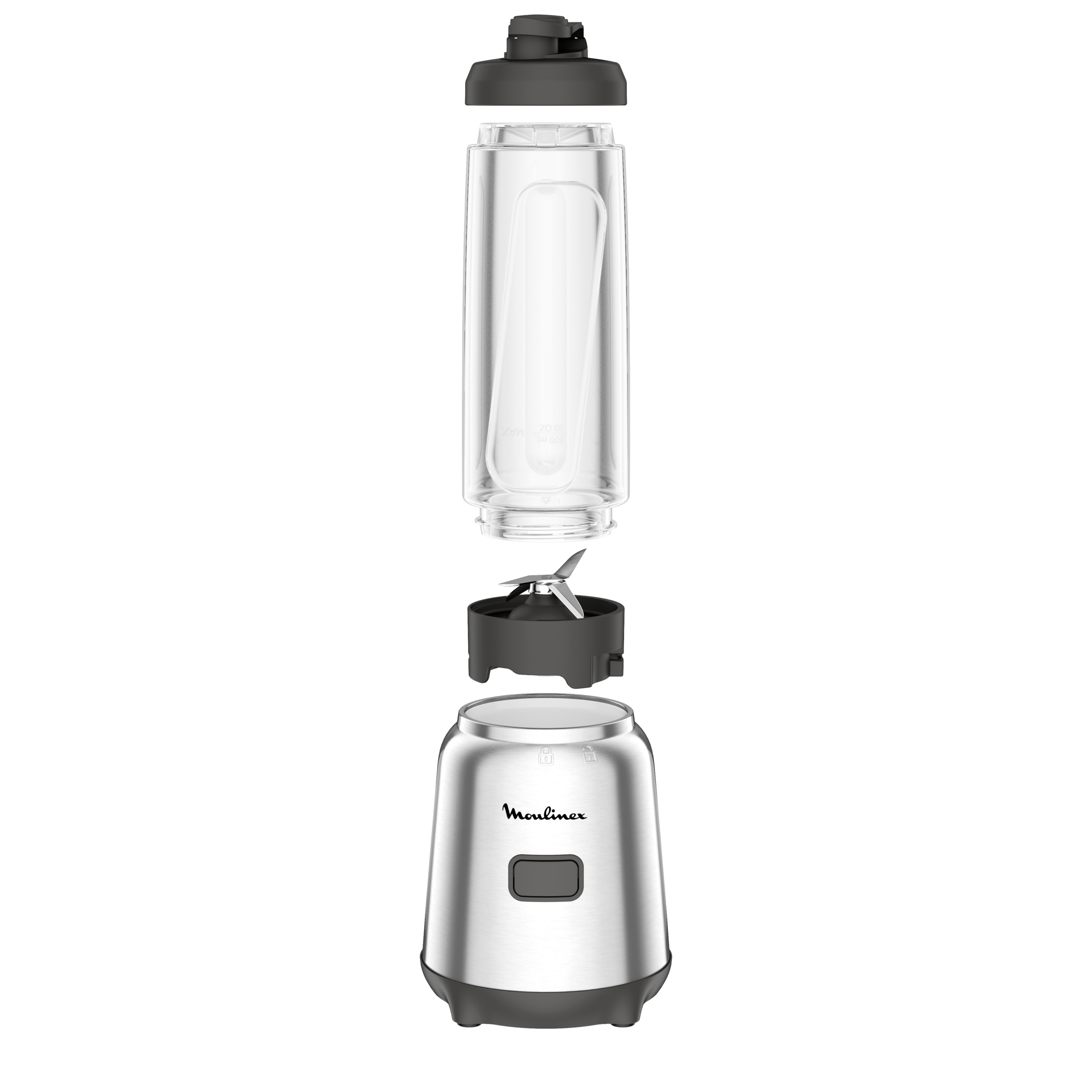 Mix & Move LM15FD10 Blender - 300W - 1 snelheid - 2 x 0,6L