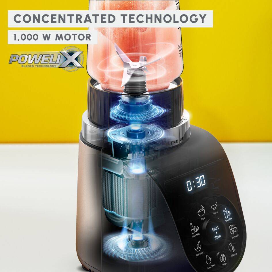 Blend Up, Powerful Mini Blender, 1000 W, 8 Automatic Programs