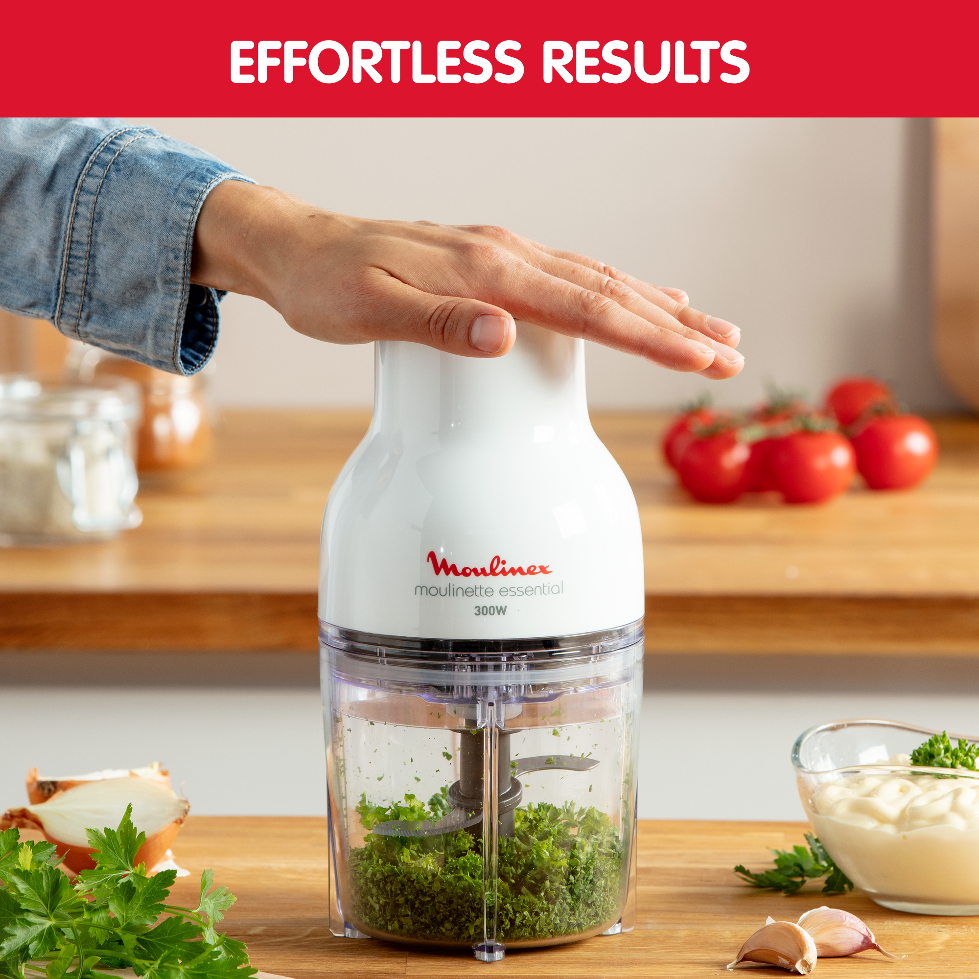 Moulinette DJ520110 Hakmolen - 300W - 3 functies