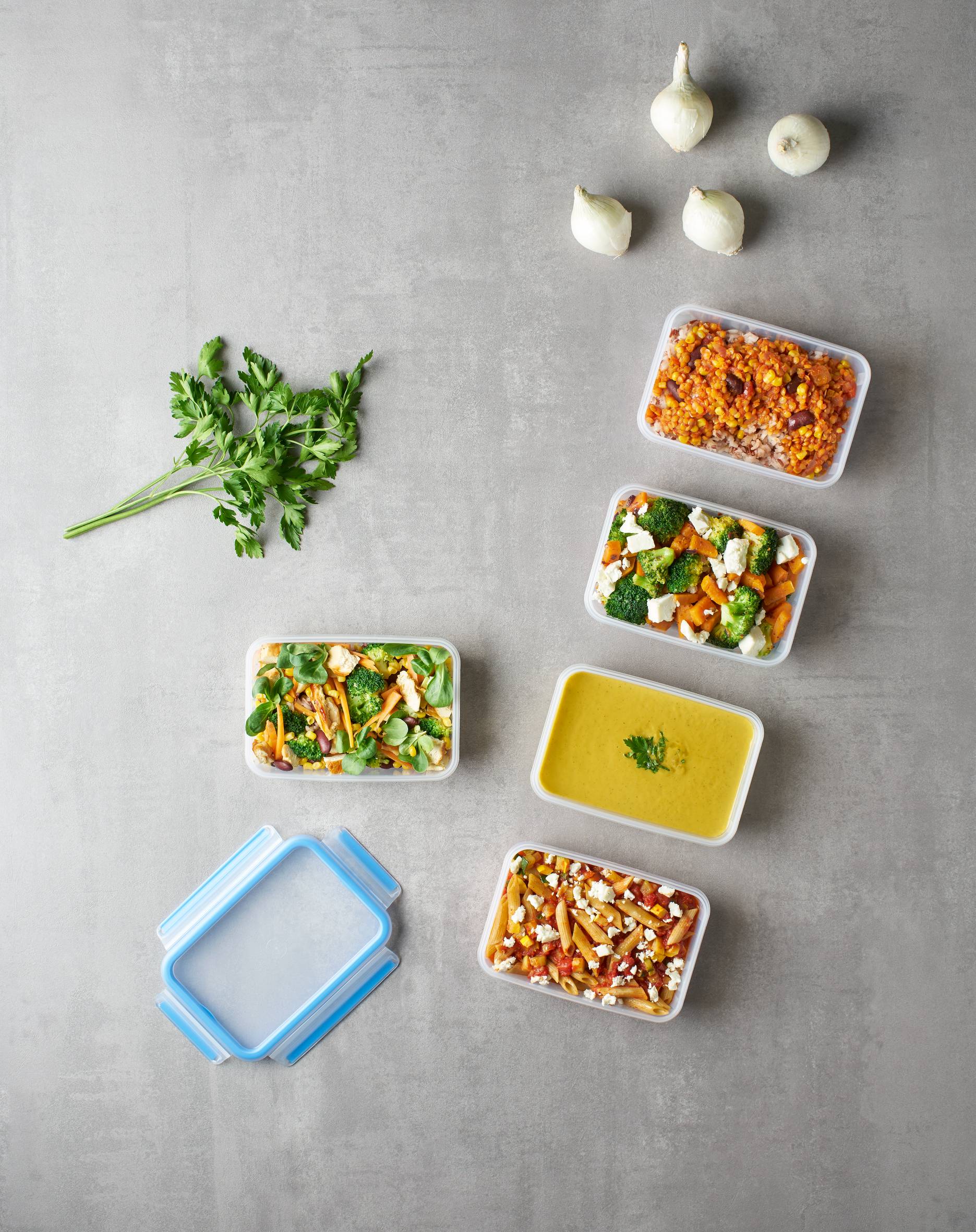 MasterSeal Fresh N1030710 Set de 5 boîtes de conservation - 0,8L