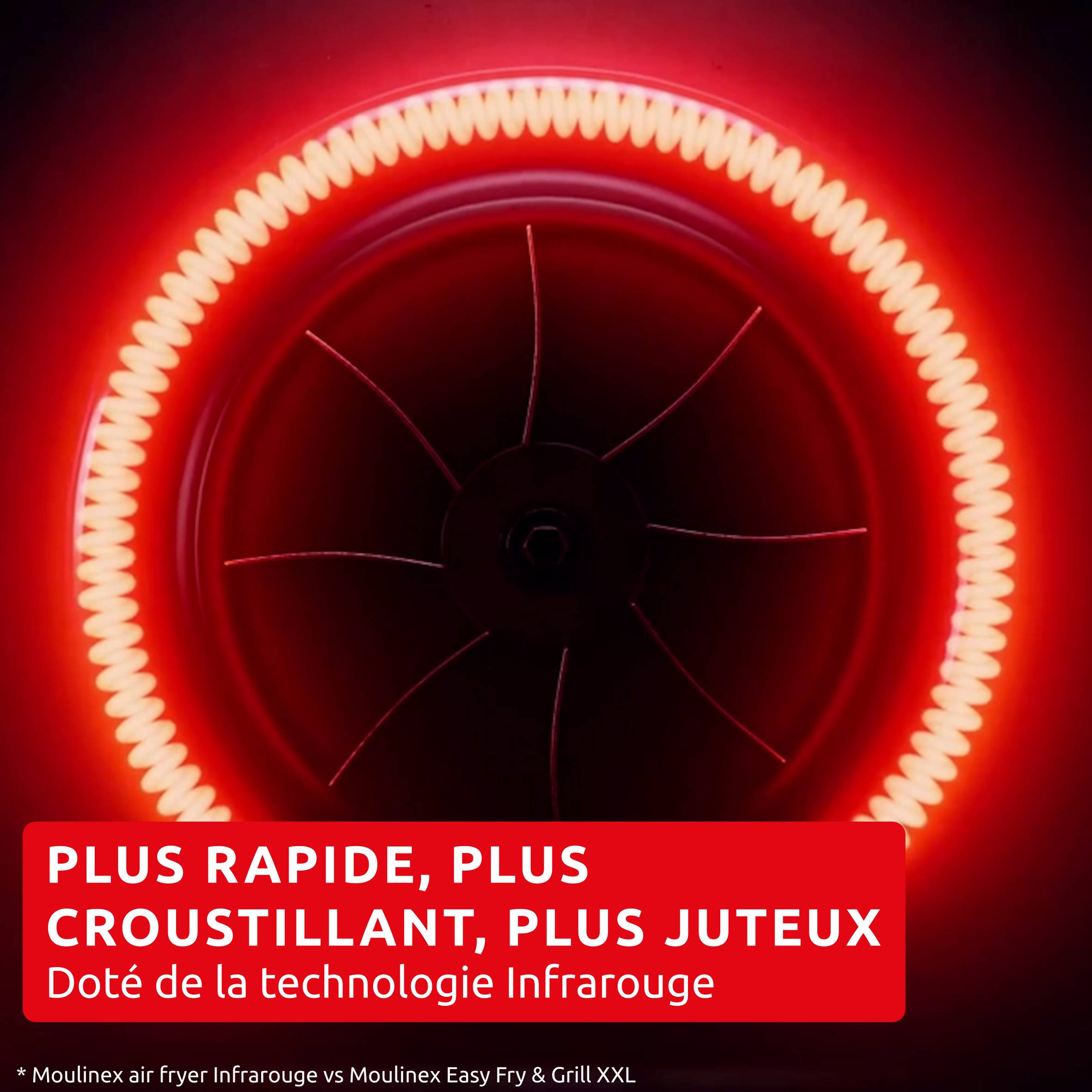 Easy Fry Infrared EZ832HF0 Air fryer - 8 programmes - 7L - Technologie infrarouge